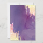 Chic Ombre Glitter schrijft over geweld op 18e ver Kaart (Achterkant)