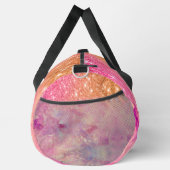 Chic ombre roos blush roze glitter monogram plunjezak (Rechts)