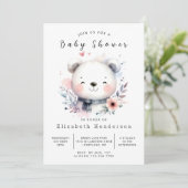 Chic Online Beer Baby shower Kaart (Staand voorkant)