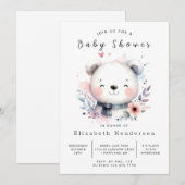 Chic Online Beer Baby shower Kaart (Voorkant / Achterkant)