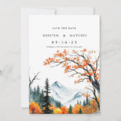 Chic Online Mountain Save The Date (Voorkant)