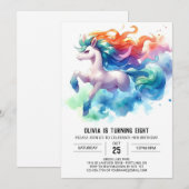 Chic Online Paard Verjaardag Kaart (Voorkant / Achterkant)