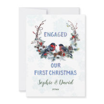 Chic Ons eerste kerstfeest met bullfinches