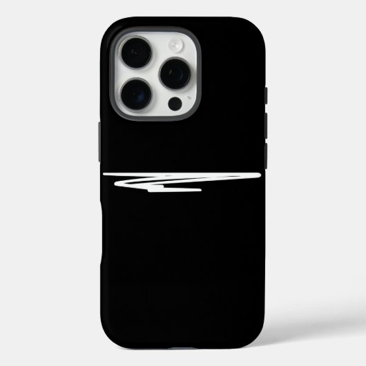 Chic-ontwerp in zwart-wit Case-Mate iPhone case (Achterkant)