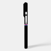 Chic-ontwerp op zwarte achtergrond Case-Mate iPhone case (Achterkant / Links)