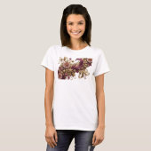 Chic Oranje ABSTRACTE KUNST Maatwerk T-shirt v2 (Voorkant volledig)