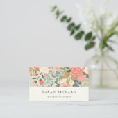 Chic Oranje Blush Blauwgroen Blue Green Ambrosia F Visitekaartje (Staand voorkant)