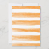 Chic Oranje Drive by Baby shower Citrus Quarantine Kaart (Achterkant)