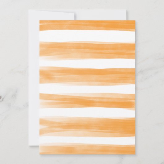 Chic Oranje Drive by Baby shower Citrus Quarantine Kaart (Achterkant)