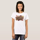 Chic Oranje KEEP IT CLASSY Citat T-shirt (Voorkant volledig)