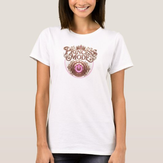 Chic Oranje PRINCESS MODE T-shirt (Voorkant)