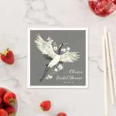Chic Oriental Crane Vrijgezellenfeest Servet (Insitu)