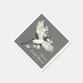 Chic Oriental Crane Vrijgezellenfeest Servet (Hoek)