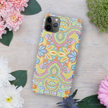 Chic  Oriental Paisley Floral Art Pattern