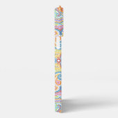 Chic Oriental Paisley Floral Art Pattern iPhone Hoesje (Rechterkant)