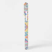 Chic Oriental Paisley Floral Art Pattern iPhone Hoesje (Linkerkant)