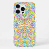 Chic Oriental Paisley Floral Art Pattern iPhone Hoesje (Achterkant)