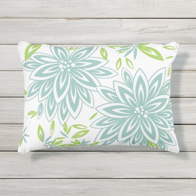 CHIC OUTDDEUR PILLOW_ 415 ZEEFOAM FLORAL BUITENKUSSEN (Voorkant)