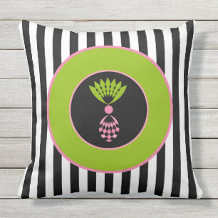 CHIC OUTDDEUR PILLOW_MOD PINEAPPORT OP PLACKSTRIPE BUITENKUSSEN