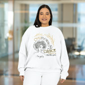 Chic Overflow Met Grace Bloeiende Bloemen Haar Trui