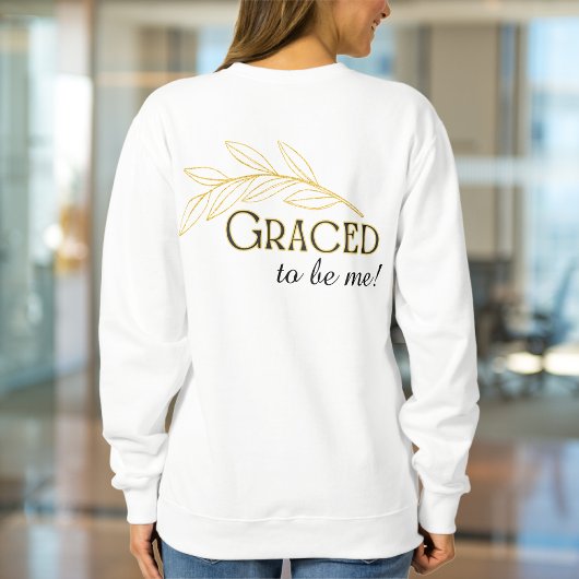 Chic Overflow Met Grace Bloeiende Bloemen Haar Trui