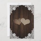 Chic Paars en Blue Floral Wedding Save The Date (Achterkant)