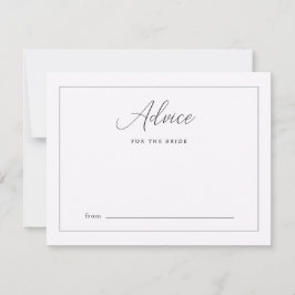 Chic Paars met Calligraphy Advice for the Bride