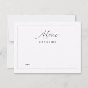 Chic Paars met Calligraphy Advice for the Bride