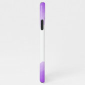 Chic Paars Ombre Name Letter Monogram iPhone Case iPhone Hoesje (Rechterkant)