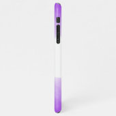 Chic Paars Ombre Name Letter Monogram iPhone Case iPhone Hoesje (Linkerkant)