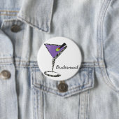 chic paarse martini ronde button 7,6 cm (In situ)