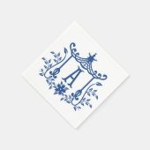 Chic Pagoda Monogram A Servet (Hoek)
