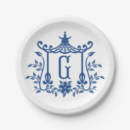 Chic Pagoda Monogram G Paper Bord