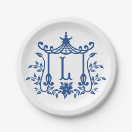 Chic Pagoda Monogram L Papier Bord