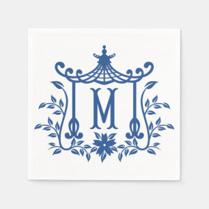 Chic Pagoda Monogram M Napkins Servet