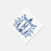 Chic Pagoda Monogram M Napkins Servet (Hoek)