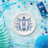 Chic Pagoda Monogram M Paper Bord (Feest)