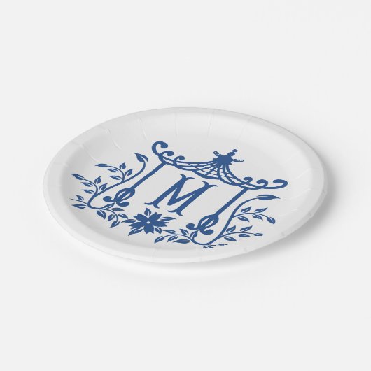 Chic Pagoda Monogram M Paper Bord (Gekanteld)