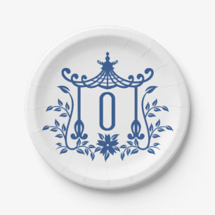 Chic Pagoda Monogram O Papier Bord