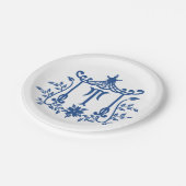 Chic Pagoda Monogram T Papier Bord (Gekanteld)