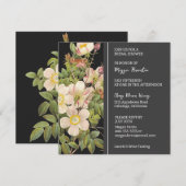 Chic Painted Primrose Bridal Shower Invitation Kaart (Voorkant / Achterkant)