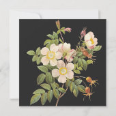 Chic Painted Primrose Bridal Shower Invitation Kaart (Achterkant)