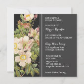 Chic Painted Primrose Bridal Shower Invitation Kaart (Voorkant)