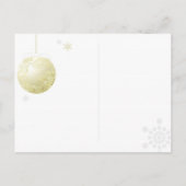 Chic Paisley kerstbruiloft RSVP Uitnodiging Briefkaart (Achterkant)