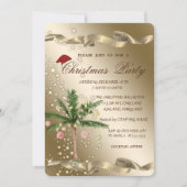 Chic Palm Kerstboom Bedrijfs Kerstfeest Kaart (Voorkant)