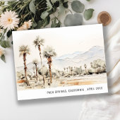 Chic Palm Springs California Landschap Reizen Briefkaart