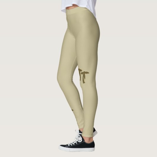 Chic Palm Trees - Bruin Leggings (Links)