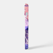 Chic palmbomen collage iPhone 15 case (Linkerkant)