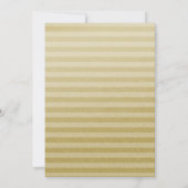 Chic Palmboom & Gouden Trouw Uitnodigingskaart Kaart (Achterkant)