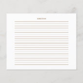 Chic Pampas Grass Boho vrijgezellenfeest receptkaa (Achterkant)